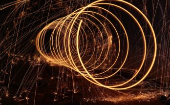 steel wool, dark, firespin, spiral, art, sparks, lights, glow, glowing, long exposure, dark, spiral, spiral, spiral, spiral, spiral, art, art, sparks