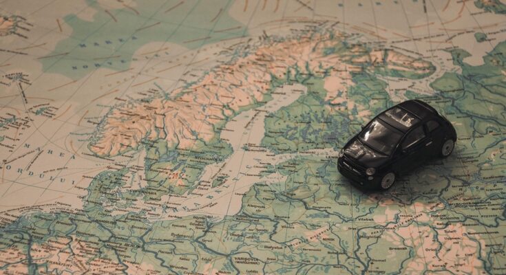 holidays, car, map, car wallpapers, travel, route, adventure, scandinavia, toy, toy car, navigate, norway, navigation, sweden, europe, finland, idea, concept