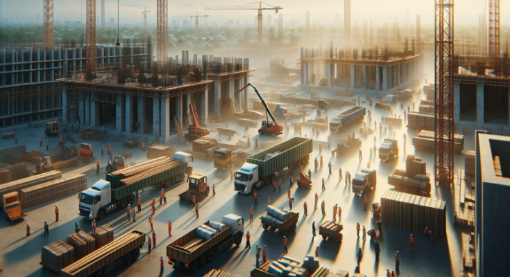 Logistik unter Druck: So bleiben Bauprojekte trotz Materialknappheit in Bewegung